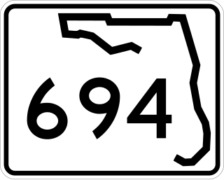 <span class="mw-page-title-main">Florida State Road 694</span> State highway in Florida, United States