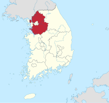 Gyeonggi-do in South Korea 2023.svg