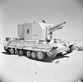 Bishop 25-pdr self-propelled gun in the Western Desert, 25 September 1942.