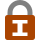 Brown padlock