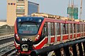 Image 47Jabodebek LRT arriving to Dukuh Atas station. (from Transport in Jakarta)