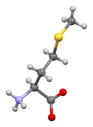 <span class="mw-page-title-main">Methionine</span> Sulfur-containing amino acid