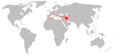 Mapa de distribución