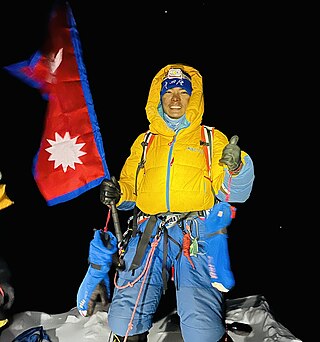 <span class="mw-page-title-main">Nima Rinji Sherpa</span> Nepalese mountaineer