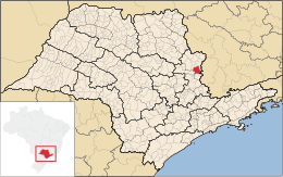 São João da Boa Vista – Mappa