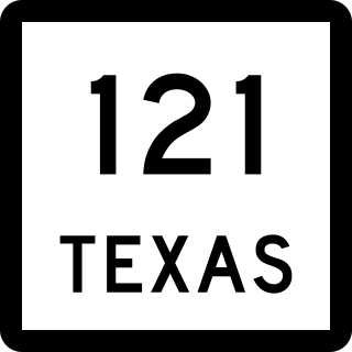 <span class="mw-page-title-main">Texas State Highway 121</span> Highway in Texas