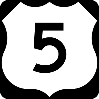 <span class="mw-page-title-main">U.S. Route 5</span> North-south U.S. route from Connecticut to Vermont