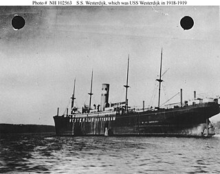 SS <i>Westerdijk</i> Dutch cargo ship that served in the United States Navy in 1918–19