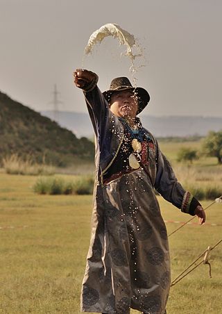 <span class="mw-page-title-main">Libation</span> Cultural offering of beverage to a deity or spirit