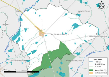 La partie sud du territoire communal est incluse dans la zone Natura 2000 de type ZPS « les Étangs de Sologne ».