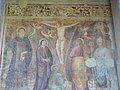 Affresco sulla parete esterna della chiesa di San Valentino