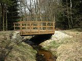 Erste Brücke über die Weiße Elster