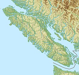 Map showing the location of Sooke Mountain Provincial Park