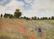 Coquelicots, La promenade (Poppies), 1873, Musée d'Orsay, Paris