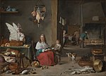 Cảnh bếp năm 1644, bởi David Teniers the Younger
