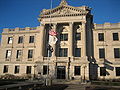 DeKalb County Courthouse Illinois has humans (not in table)Kvaran & Lockley describe this pediment as spinach, but the putti make it a maybe carp