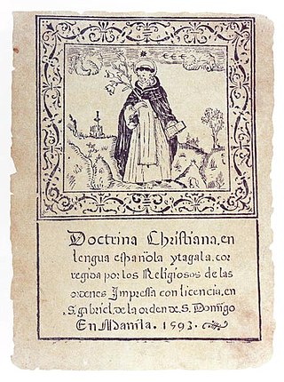 <i>Doctrina Christiana</i> Late 16th century catechism book