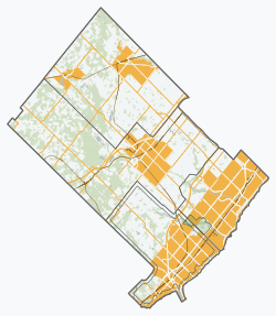 Acton is located in Regional Municipality of Halton
