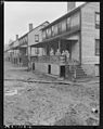 Children on porch after 1946 flood