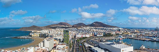 Las Palmas norr om Santa Catalina park.