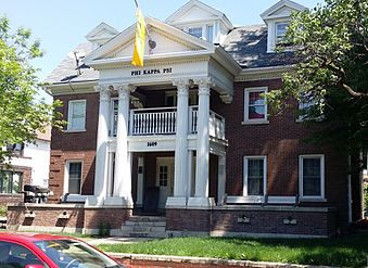 Phi Kappa Psi ΦΚΨ's Minnesota Beta chapter (Georgian and Greek Revival)