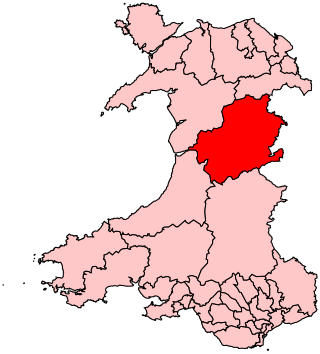 <span class="mw-page-title-main">Montgomeryshire (UK Parliament constituency)</span> UK Parliamentary constituency, 1542–2024