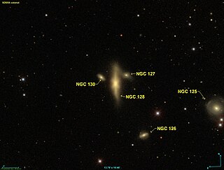 <span class="mw-page-title-main">NGC 125</span> Lenticular galaxy in Pisces