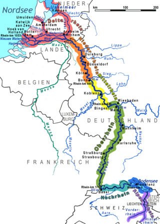 <span class="mw-page-title-main">Middle Rhine</span> River in Germany