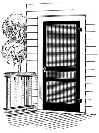 <span class="mw-page-title-main">Screen door</span>