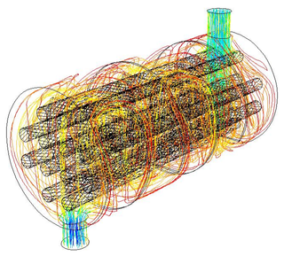 <span class="mw-page-title-main">Shell-and-tube heat exchanger</span> Class of heat exchanger designs