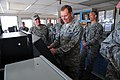 General William M. Fraser III aboard USAV Lt. General William B. Bunker on 10 April 2012