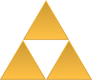 <span class="mw-page-title-main">Triforce</span> Fictional artifact in The Legend of Zelda series