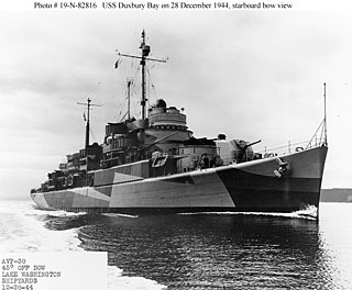 USS <i>Duxbury Bay</i> Tender of the United States Navy