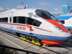 Sapsan EVS-2 dalam pameran InnoTrans di Berlin, 2008.