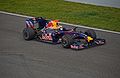 Webber testing at Barcelona, March