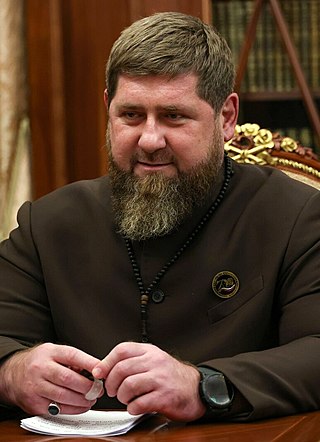 <span class="mw-page-title-main">Ramzan Kadyrov</span> Head of Chechen Republic since 2007