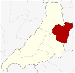 District location in Phrae province