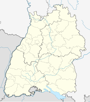 布賴斯高弗赖堡在巴登-符腾堡州的位置