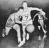 Bob Cousy was selected to the All-NBA team 12 times. Bob Cousy NYWTS.jpg