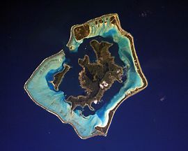 Bora Bora, the island on which Nunue is located