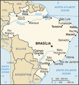 Brasile - Mappa