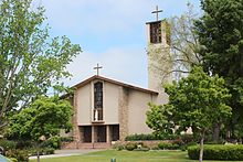 Cathedral of St. Eugene, Santa Rosa-Entrance-FacingNNW 02.JPG