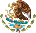 Coat of arms of Mexico.