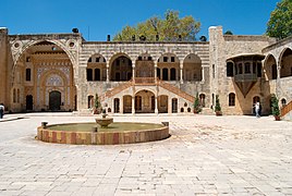 Beit ed-Din-i palota belső udvara