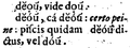 The entry for dĕóu᷄ shows distinct breves (ĕ), acutes (ó), and apices (u᷄).