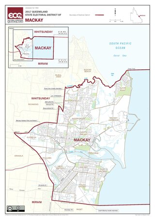 <span class="mw-page-title-main">Electoral district of Mackay</span> State electoral district of Queensland, Australia