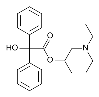 <i>N</i>-Ethyl-3-piperidyl benzilate Chemical compound