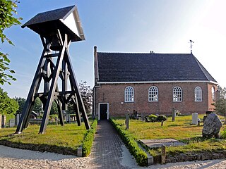 Boijl Village in Friesland, Netherlands