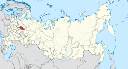 Oblast' di Kostroma – Localizzazione