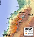 Image 3A map of Mount Lebanon c. AD 1180 (from History of Lebanon)